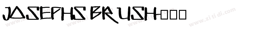 Josephs Brush字体转换